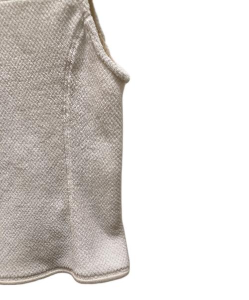 Patagonia（パタゴニア）Patagonia (パタゴニア) フリースベスト ホワイト サイズ:Sの古着・服飾アイテム