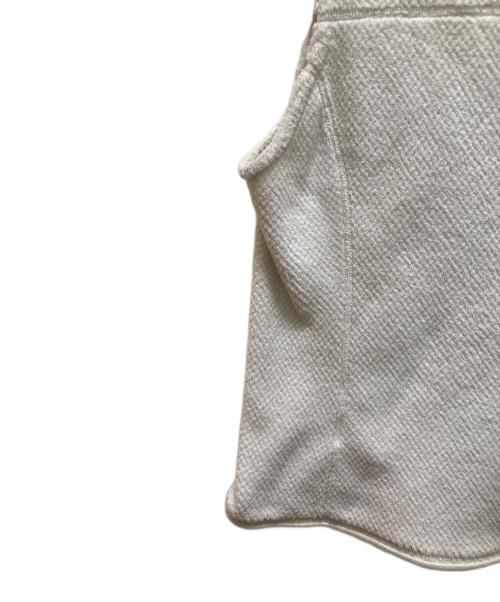 Patagonia（パタゴニア）Patagonia (パタゴニア) フリースベスト ホワイト サイズ:Sの古着・服飾アイテム