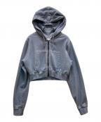 X-GIRLエックスガール）の古着「FADED COMPACT ZIP UP HOODIE」｜ブルー