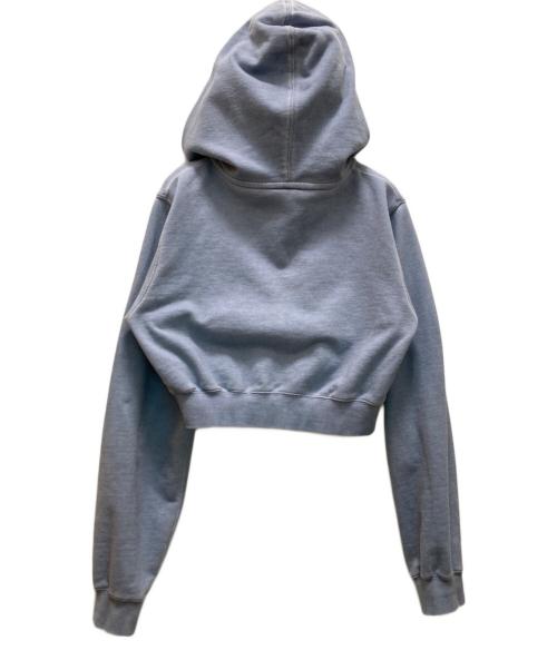 X-GIRL（エックスガール）X-GIRL (エックスガール) FADED COMPACT ZIP UP HOODIE ブルー サイズ:Mの古着・服飾アイテム