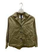 MHLエムエイチエル）の古着「テーラードシャツ」｜グリーン