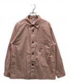 MHLエムエイチエル）の古着「ORGANIC COTTON SHIRTING SHIRTS」｜ピンク