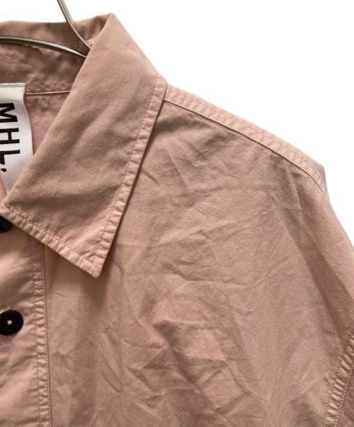 MHL（エムエイチエル）MHL (エムエイチエル) ORGANIC COTTON SHIRTING SHIRTS ピンク サイズ:Sの古着・服飾アイテム