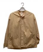 MHLエムエイチエル）の古着「ORGANIC COTTON SHIRTING ST SHIRT」｜イエロー