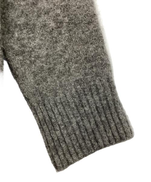 HERITANOVUM（ヘリテノーム）HERITANOVUM (ヘリテノーム) カシミヤ シルク ロングカーディガン グレー サイズ:freeの古着・服飾アイテム