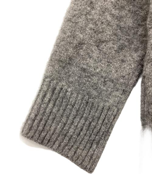 HERITANOVUM（ヘリテノーム）HERITANOVUM (ヘリテノーム) カシミヤ シルク ロングカーディガン グレー サイズ:freeの古着・服飾アイテム
