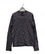 Jean Paul Gaultier hommeジャンポールゴルチェオム）の古着「シワ加工エステルカットソー」｜グレー