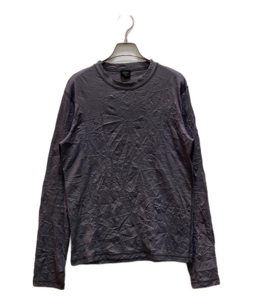 Jean Paul Gaultier homme（ジャンポールゴルチェオム）Jean Paul GAULTIER HOMME (ジャンポールゴルチェオム) シワ加工エステルカットソー グレー サイズ:48の古着・服飾アイテム