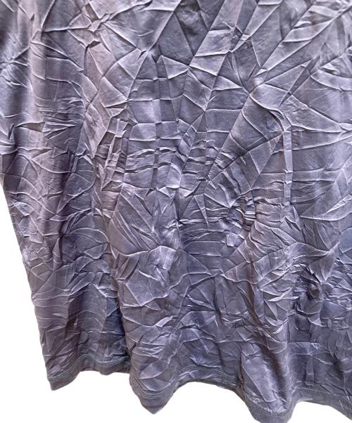 Jean Paul Gaultier homme（ジャンポールゴルチェオム）Jean Paul GAULTIER HOMME (ジャンポールゴルチェオム) シワ加工エステルカットソー グレー サイズ:48の古着・服飾アイテム