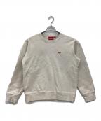 SUPREMEシュプリーム）の古着「スモールボックスロゴスウェット」｜ベージュ