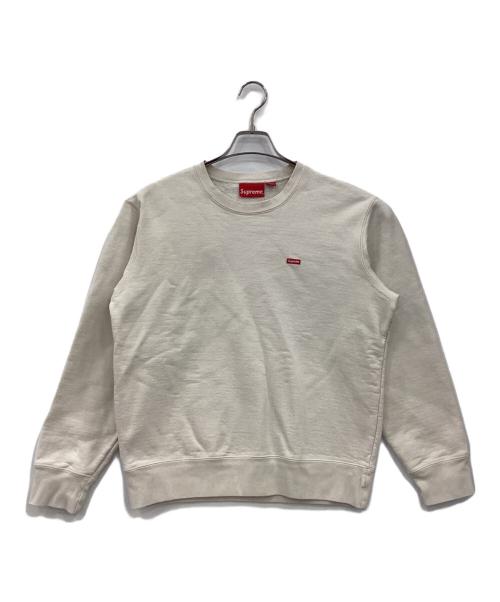 SUPREME（シュプリーム）SUPREME (シュプリーム) スモールボックスロゴスウェット ベージュ サイズ:Sの古着・服飾アイテム