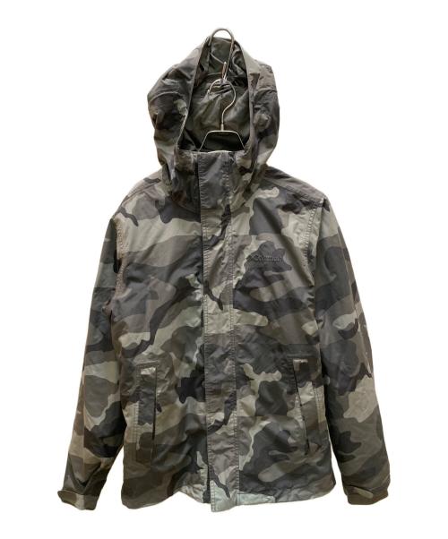 Columbia（コロンビア）Columbia (コロンビア) ダウンライナー付 カモフラオレルジャケット ブラック サイズ:Mの古着・服飾アイテム