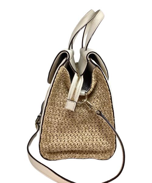 Kate Spade（ケイトスペード）Kate Spade (ケイトスペード) 2WAY ハンドバッグ ベージュの古着・服飾アイテム