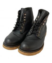 RED WING（レッドウィング）の古着「アイリッシュセッター クラシック ラウンドトゥ レースアップブーツ」｜ブラック