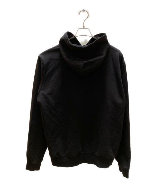 DIESEL（ディーゼル）DIESEL (ディーゼル) ロゴプリントプルオーバーパーカー ブラック サイズ:XXLの古着・服飾アイテム