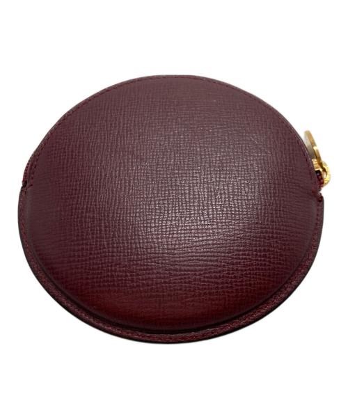 Cartier（カルティエ）Cartier (カルティエ) マストライン ラウンドコインケース レッドの古着・服飾アイテム
