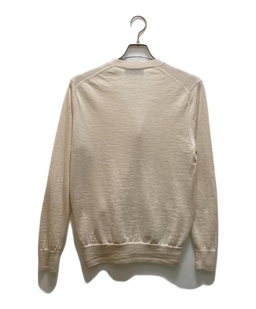 TOMORROW LAND tricot（トゥモローランド トリコ）TOMORROW LAND tricot (トゥモローランド トリコ) アルパカシルク Vネックカーディガン ベージュ サイズ:Sの古着・服飾アイテム