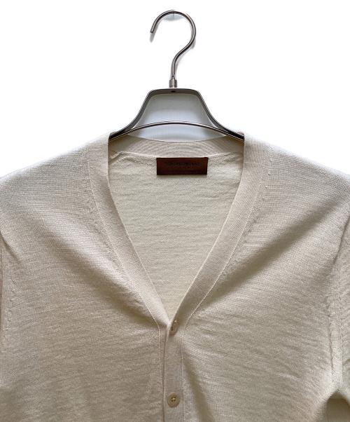 TOMORROW LAND tricot（トゥモローランド トリコ）TOMORROW LAND tricot (トゥモローランド トリコ) アルパカシルク Vネックカーディガン ベージュ サイズ:Sの古着・服飾アイテム