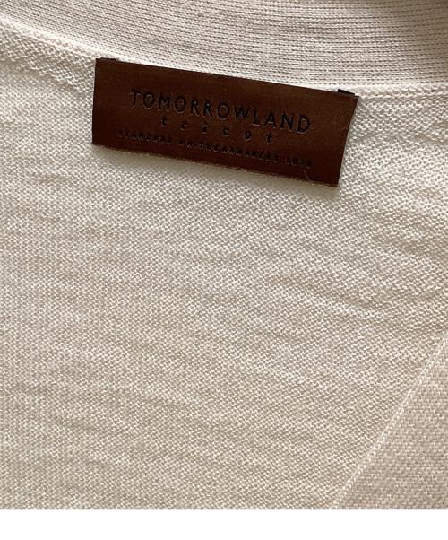 TOMORROW LAND tricot（トゥモローランド トリコ）TOMORROW LAND tricot (トゥモローランド トリコ) アルパカシルク Vネックカーディガン ベージュ サイズ:Sの古着・服飾アイテム