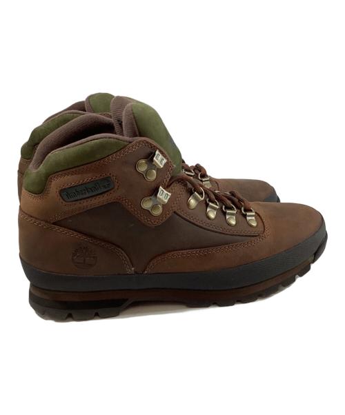 Timberland（ティンバーランド）Timberland (ティンバーランド) ユーロ ハイカー レザー ブーツ ブラウン サイズ:27.5の古着・服飾アイテム