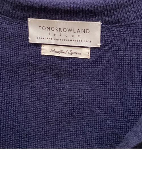 TOMORROW LAND tricot（トゥモローランド トリコ）TOMORROW LAND tricot (トゥモローランド トリコ) ブラッドフォードウール ミラノリブスキッパー ネイビー サイズ:Sの古着・服飾アイテム