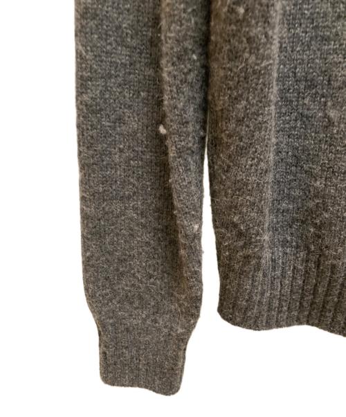 Saint Laurent Paris（サンローランパリ）Saint Laurent Paris (サンローランパリ) キャメルニット ダブルジップパーカー グレー サイズ:Ｓの古着・服飾アイテム