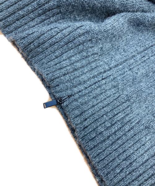 Saint Laurent Paris（サンローランパリ）Saint Laurent Paris (サンローランパリ) キャメルニット ダブルジップパーカー グレー サイズ:Ｓの古着・服飾アイテム