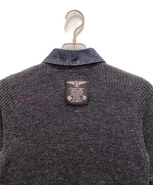 DIESEL（ディーゼル）DIESEL (ディーゼル) ジップアップニット グレー サイズ:Sの古着・服飾アイテム