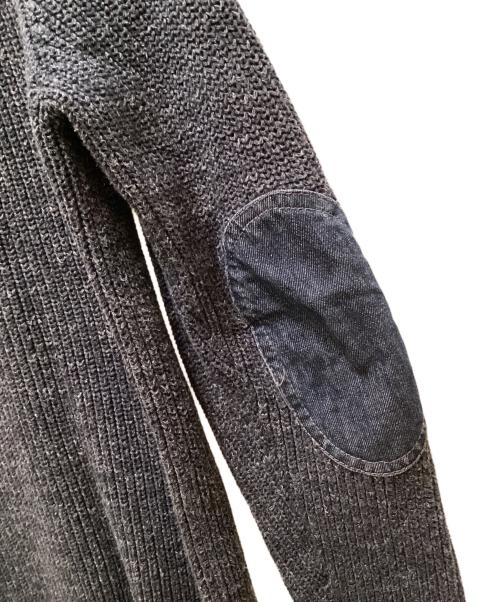 DIESEL（ディーゼル）DIESEL (ディーゼル) ジップアップニット グレー サイズ:Sの古着・服飾アイテム