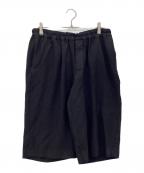 COMME des GARCONS HOMME PLUSコムデギャルソンオムプリュス）の古着「製品染めウールハーフパンツ」｜ブラック