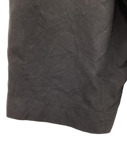 COMME des GARCONS HOMME PLUS（コムデギャルソンオムプリュス）COMME des GARCONS HOMME PLUS (コムデギャルソンオムプリュス) 製品染めウールハーフパンツ ブラック サイズ:Mの古着・服飾アイテム