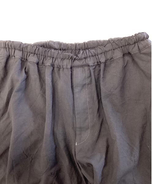 COMME des GARCONS HOMME PLUS（コムデギャルソンオムプリュス）COMME des GARCONS HOMME PLUS (コムデギャルソンオムプリュス) 製品染めウールハーフパンツ ブラック サイズ:Mの古着・服飾アイテム