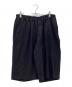 COMME des GARCONS HOMME PLUS（コムデギャルソンオムプリュス）の古着「製品染めウールハーフパンツ」｜ブラック