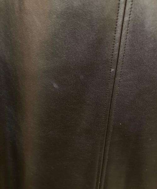 ELENDEEK（エレンディーク）ELENDEEK (エレンディーク) フォーレザーIラインスカート ブラック サイズ:01の古着・服飾アイテム