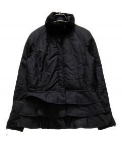 中古・古着通販】ETRO (エトロ) 総柄ベロアスタンドカラーダウン