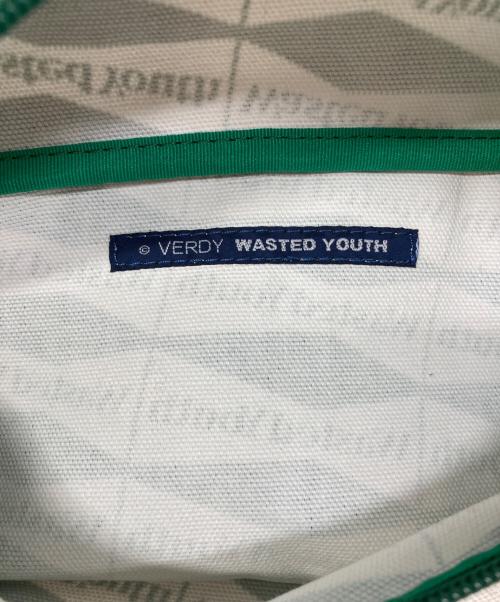 WASTED YOUTH（ウェイステッドユース）Wasted Youth (ウェイステッドユース) fabrick (ファブリック) ウエストポーチ グリーンの古着・服飾アイテム