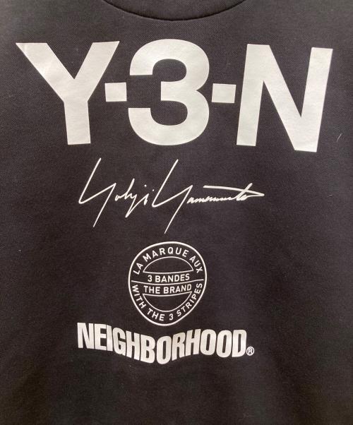 Y-3（ワイスリー）Y-3 (ワイスリー) NEIGHBORHOOD (ネイバーフッド) コラボ3ストライプトラックジャケット　 ブラック サイズ:ＸＬの古着・服飾アイテム