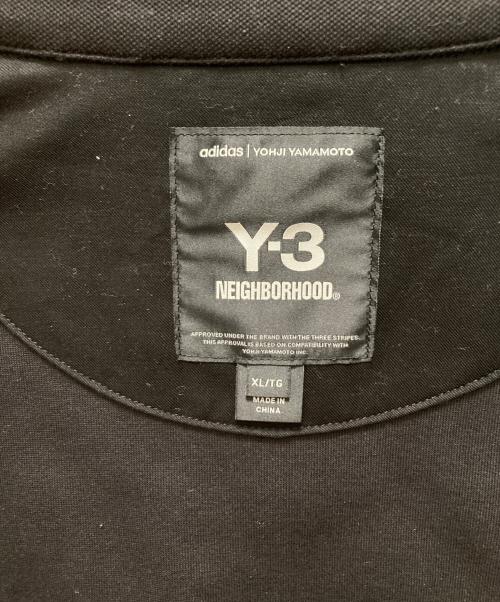 Y-3（ワイスリー）Y-3 (ワイスリー) NEIGHBORHOOD (ネイバーフッド) コラボ3ストライプトラックジャケット　 ブラック サイズ:ＸＬの古着・服飾アイテム