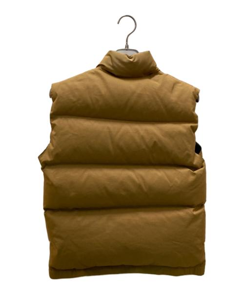 Crescent Down Works（クレセントダウンワークス）Crescent Down Works (クレセントダウンワークス) ダブルジップダウンベスト ベージュ サイズ:Sの古着・服飾アイテム