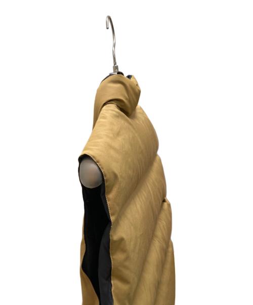 Crescent Down Works（クレセントダウンワークス）Crescent Down Works (クレセントダウンワークス) ダブルジップダウンベスト ベージュ サイズ:Sの古着・服飾アイテム