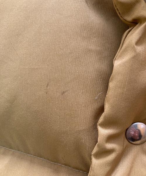 Crescent Down Works（クレセントダウンワークス）Crescent Down Works (クレセントダウンワークス) ダブルジップダウンベスト ベージュ サイズ:Sの古着・服飾アイテム