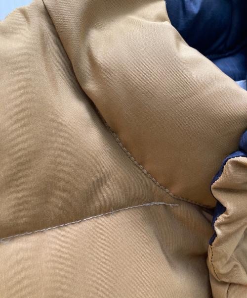 Crescent Down Works（クレセントダウンワークス）Crescent Down Works (クレセントダウンワークス) ダブルジップダウンベスト ベージュ サイズ:Sの古着・服飾アイテム