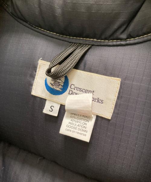 Crescent Down Works（クレセントダウンワークス）Crescent Down Works (クレセントダウンワークス) ダブルジップダウンベスト ベージュ サイズ:Sの古着・服飾アイテム