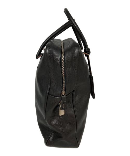JIL SANDER（ジルサンダー）JIL SANDER (ジルサンダー) レザーハンドバッグ ブラックの古着・服飾アイテム