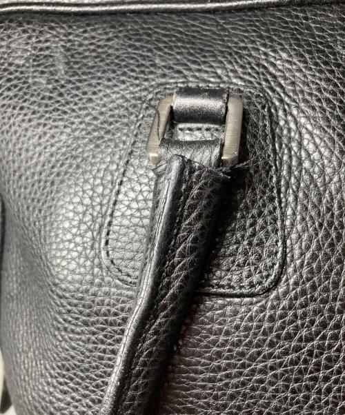 JIL SANDER（ジルサンダー）JIL SANDER (ジルサンダー) レザーハンドバッグ ブラックの古着・服飾アイテム