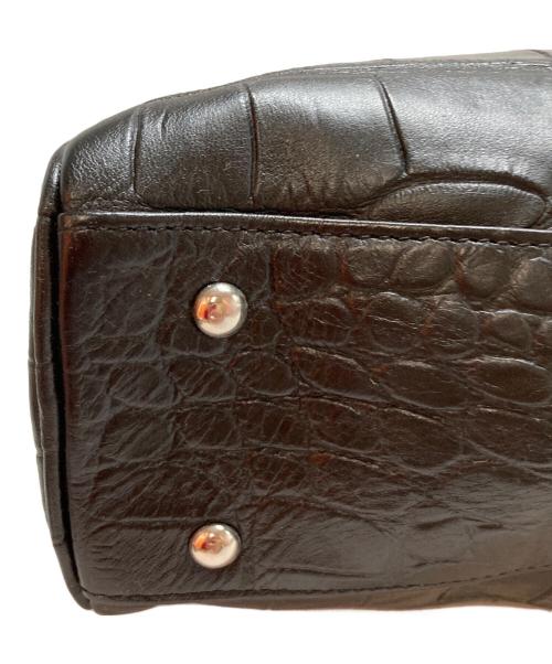 Bajolugo（バジョルゴ）Bajolugo (バジョルゴ) 型押し2WAYショルダーバッグ ブラックの古着・服飾アイテム