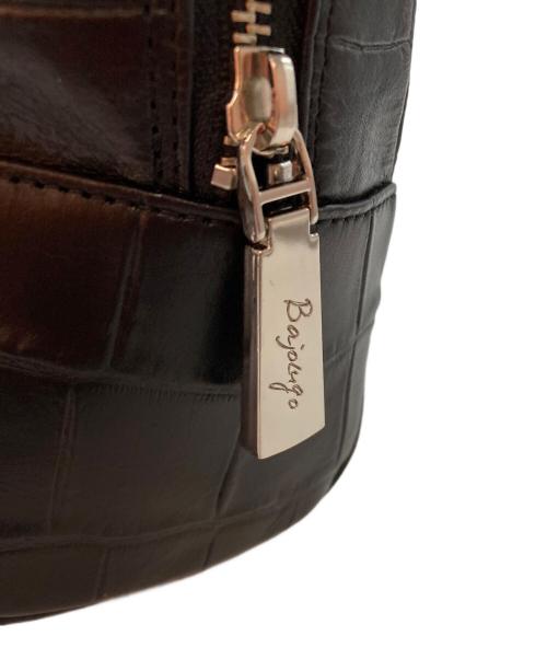 Bajolugo（バジョルゴ）Bajolugo (バジョルゴ) 型押し2WAYショルダーバッグ ブラックの古着・服飾アイテム