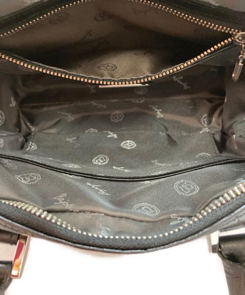 Bajolugo（バジョルゴ）Bajolugo (バジョルゴ) 型押し2WAYショルダーバッグ ブラックの古着・服飾アイテム