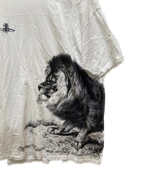 Vivienne Westwood（ヴィヴィアンウエストウッド）Vivienne Westwood (ヴィヴィアンウエストウッド) アニマルプリントTシャツ ホワイト サイズ:ＸＬの古着・服飾アイテム