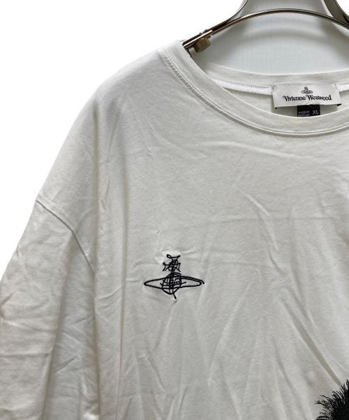 Vivienne Westwood（ヴィヴィアンウエストウッド）Vivienne Westwood (ヴィヴィアンウエストウッド) アニマルプリントTシャツ ホワイト サイズ:ＸＬの古着・服飾アイテム